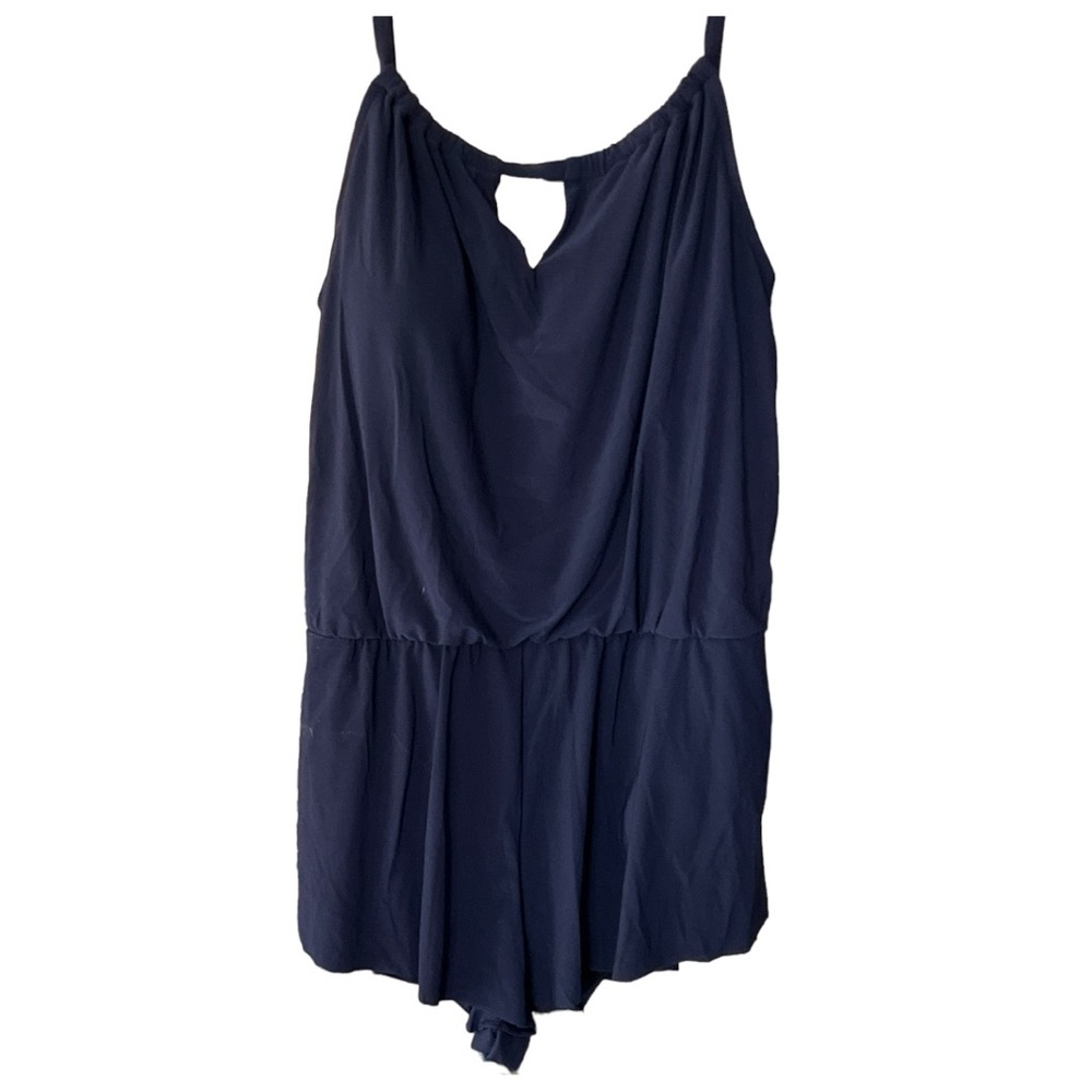 Navy Blue Swim Suit With a Key Hole Size XL New - Picture 4 of 6